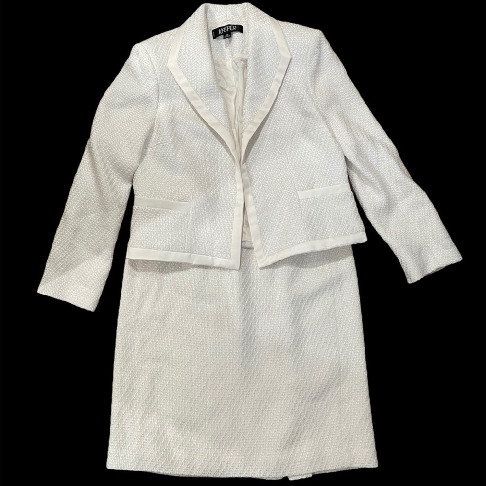 Kasper vintage cute blazer skirt Matching suit set